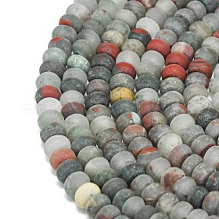 Natürliche afrikanische Heliotrop Perlen Stränge&nbsp;G-P575-A55-6x4mm
