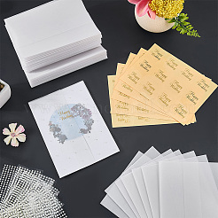 Durchscheinender Umschlag aus Sulfatpapier&nbsp;DIY-FG0010-21