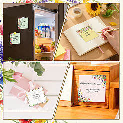 9 pcs 9 styles de notes autocollantes en papier&nbsp;AJEW-WH0867-004