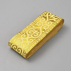 Nastro a fiori jacquard in poliestere stile etnico&nbsp;OCOR-WH0070-111A