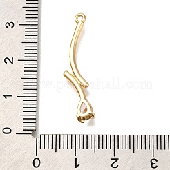 Colgante micropavé cubic zirconia de latón&nbsp;KK-M301-17G