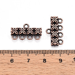 Tibetischen Stil Legierung Kronleuchter Komponente Verbinder&nbsp;PALLOY-WH0110-13R
