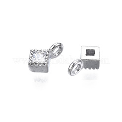 925 Zirkonia-Charm aus Sterlingsilber&nbsp;STER-ZX003-02P-NF