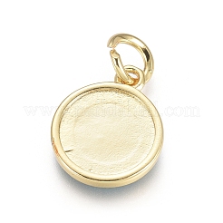 Breloques en laiton plaqué or&nbsp;ENAM-L028-002