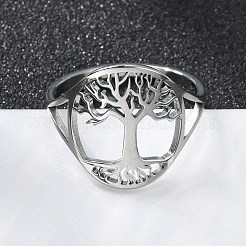 Anlaufgeschützte Ringe aus Edelstahl 304&nbsp;RJEW-P080-03P