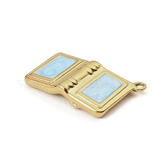 304 Edelstahl-Emaille-Anhänger&nbsp;LS-STAS-Z199-06G