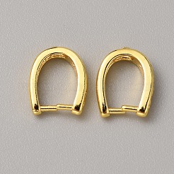 KarabinerKlaue aus klarem Mikropavé aus Messing mit kubischem Zirkonia&nbsp;ZIRC-WH0004-06G