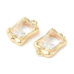 Ciondoli in ottone zirconi chiari micro pavé&nbsp;KK-L208-08G