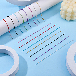 24 Stück 8 Farben Eisenkugelketten&nbsp;CH-FH0001-01