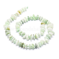 Natürliche myanmarische Jade / burmesische Jade-Perlenstränge&nbsp;G-E569-J14