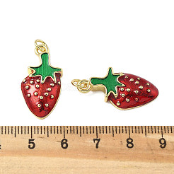 Colgantes de esmalte de latón&nbsp;KK-R229-07G-01