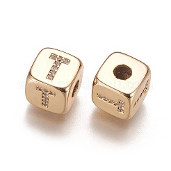 Perline zirconi micro pave  in ottone&nbsp;KK-K238-16G-T