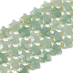 Natürlichen grünen Aventurin Perlen Stränge&nbsp;G-P573-C06-01A