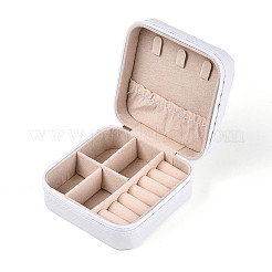 Quadratische Schmuckset-Box aus PU-Leder&nbsp;PAAG-PW0012-05C