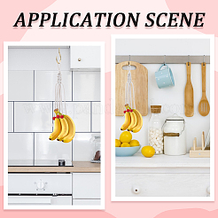 Grucce di banane con perline di legno&nbsp;AJEW-WH0415-10A