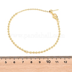 Herstellung eines Armbands aus 2.5 mm Messingkugelkette&nbsp;LS-KK-D238-03G-01