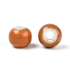 Perles en porcelaine manuelles&nbsp;PORC-T133-11A-22