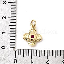 Adornos de latón micropavé de circonia cúbica&nbsp;KK-A266-35G