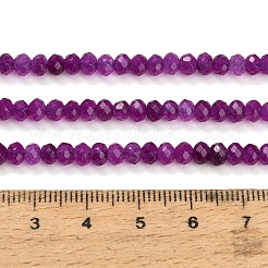 Teñidos naturales blancas abalorios de jade hebras&nbsp;GG-CBAF9EE-A19-3x4mm