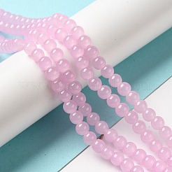 Chapelets de perles en verre imitation jade&nbsp;DGLA-S076-6mm-22