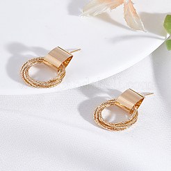 1 paire de boucles d'oreilles pendantes en laiton pour femme&nbsp;EJEW-LP0004-91