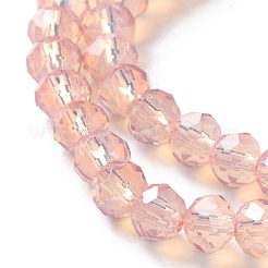 Peinture de cuisson perles de verre transparentes brins&nbsp;DGLA-A034-J6MM-D04