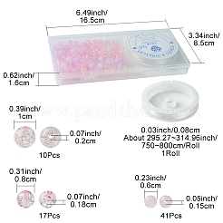 DIY-Kits zur Herstellung von Armbändern aus runden Acrylperlen&nbsp;DIY-FS0007-02B
