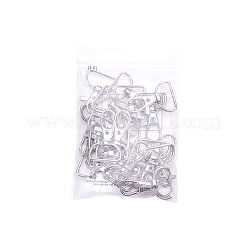Zinklegierung Schwenkkarabiner Spangen&nbsp;PALLOY-YW0001-02PA