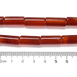 Fili di perline agata rosso naturale&nbsp;G-NH0020-A01-01