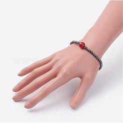 Natürlichen Edelstein Stretch-Armbänder&nbsp;BJEW-JB02832