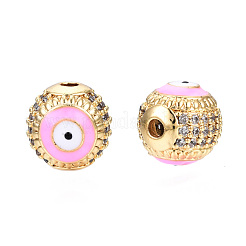 Perline zirconi micro pave  in ottone&nbsp;KK-N227-88