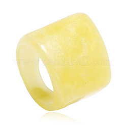 Rechteckige Fingerringe aus Acryl für Damen&nbsp;WGE6404-02