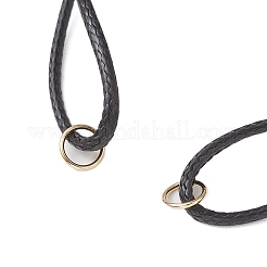 Fabrication de bracelet ajustable en cordon polyester ciré&nbsp;AJEW-JB01312-01