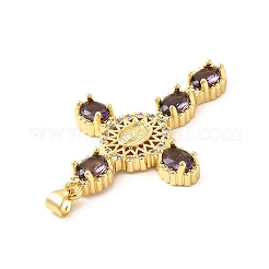 Cremagliera pendenti in ottone placcatura&nbsp;KK-D087-12G