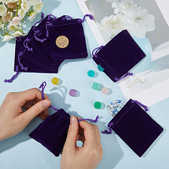 Geschenkbeutel mit Kordelzug aus Samtschmuck&nbsp;ABAG-BBC0001-10B-04