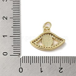 Colgante micropavé cubic zirconia de latón&nbsp;KK-Q808-11G