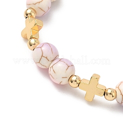 Braccialetti con ciondolo in lega smaltata a forma di cuore con occhio&nbsp;BJEW-JB12287-01