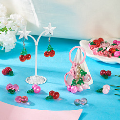 36pcs 6 styles pendentifs en résine transparente&nbsp;RESI-TA0004-21