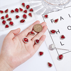 30pcs 3 estilo coser en rhinestone&nbsp;GLAA-GA0001-63A