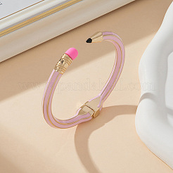 Bracelets manchettes en alliage émaillé au design crayon pour femmes&nbsp;FS-WGBB19C-02
