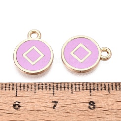Emaille Anhänger Legierung&nbsp;ENAM-Q002-04G-04
