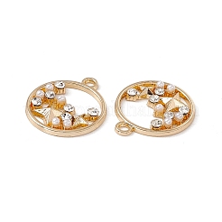 Legierung Kristall Strass Anhänger&nbsp;ALRI-K049-12G