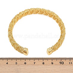 Messing Stulpearmbänder für Frauen&nbsp;BJEW-C112-06G