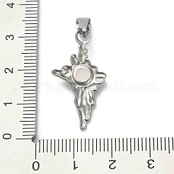 Sternanhänger aus 304 Edelstahl&nbsp;STAS-Q343-02A-P