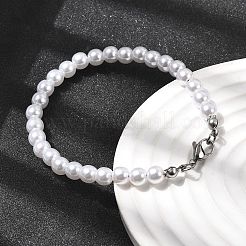 Armbänder aus Kunststoffperlen für Damen&nbsp;BJEW-L716-01P