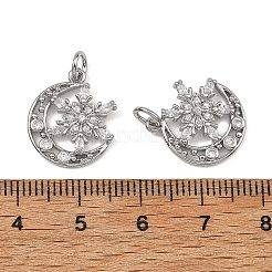 Shegrace Messing-Anhänger mit klarem Zirkonia-Pavé&nbsp;XGRQ4D302-665P