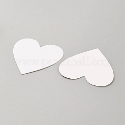 100 etichetta regalo in carta a forma di cuore&nbsp;CDIS-WH20001-02B
