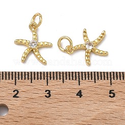Messing micro pave klare zirkonia anhänger&nbsp;KK-H256-14G