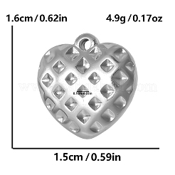 304 Edelstahl Anhänger Strass Fassungen&nbsp;PW-WG577A8-01