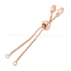 Fabrication de bracelets coulissants en laiton&nbsp;KK-F891-17RG-03